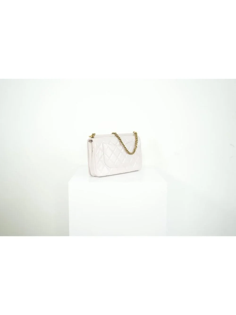 Chanel White Quilted Leather Shoulder Bag